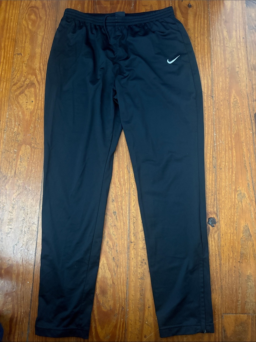 Nike Black Joggers with White Swoosh